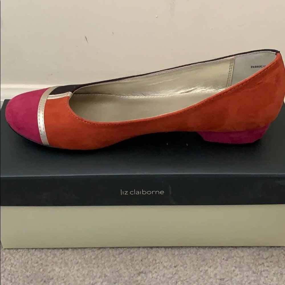 Liz Claiborne Blake Colorblock Pumps Size 6M - Picture 6 of 8